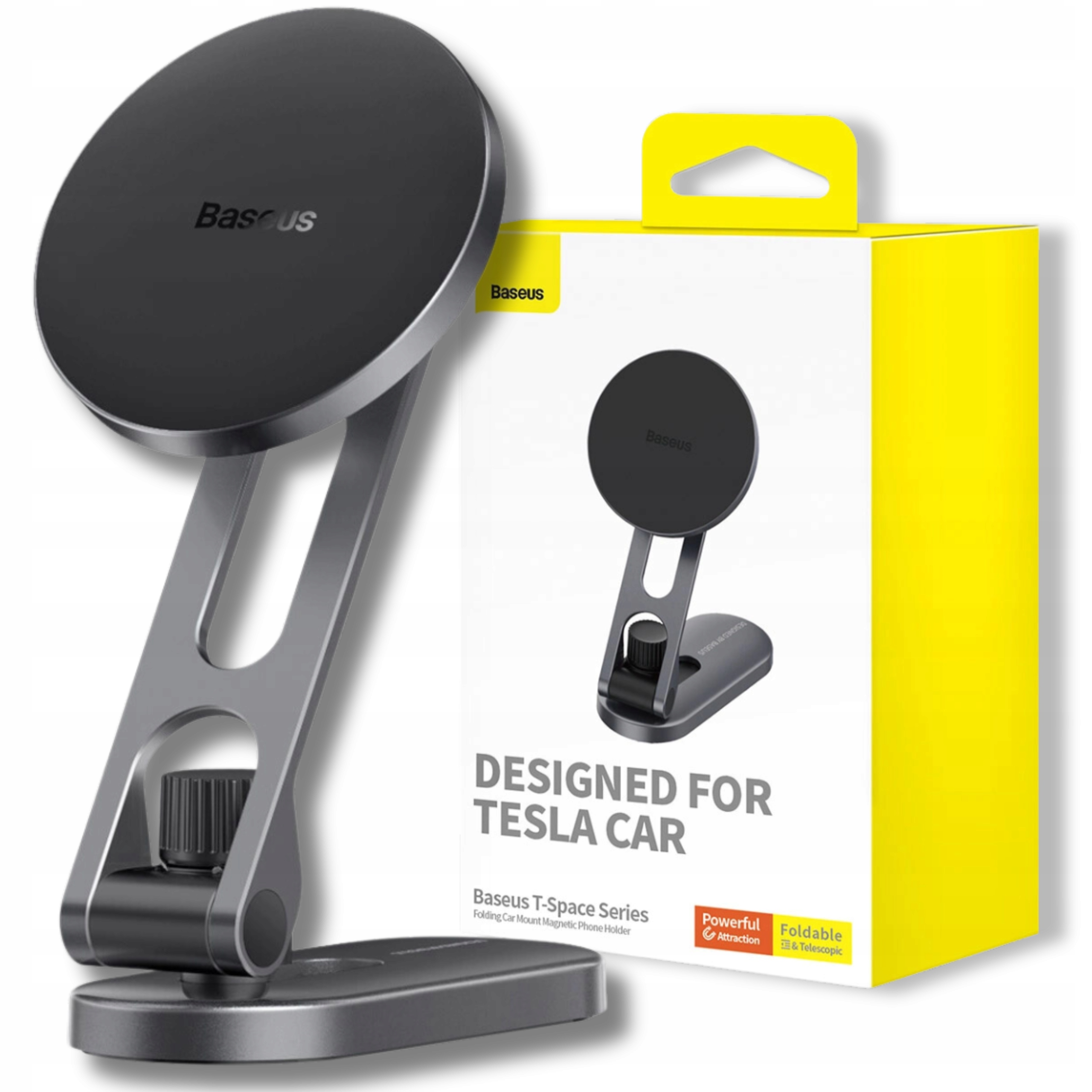 BASEUS UCHWYT DO SAMOCHODU HOLDER MAGNETYCZNY NA DESKĘ KOKPIT SZYBĘ