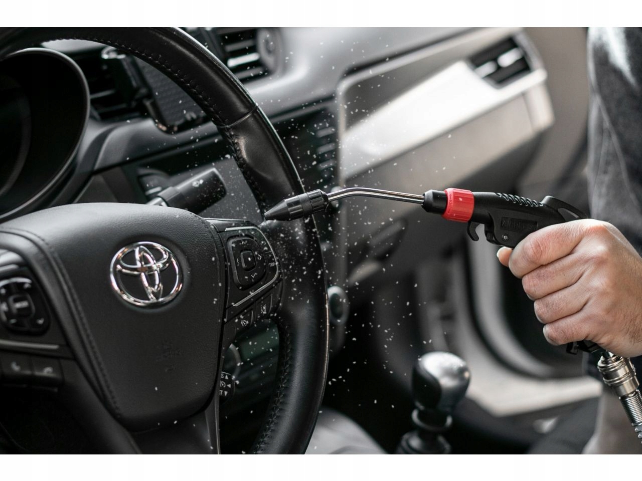 Pistolet do przedmuchu + 7 dysz wymiennym PRO Kod producenta 45029