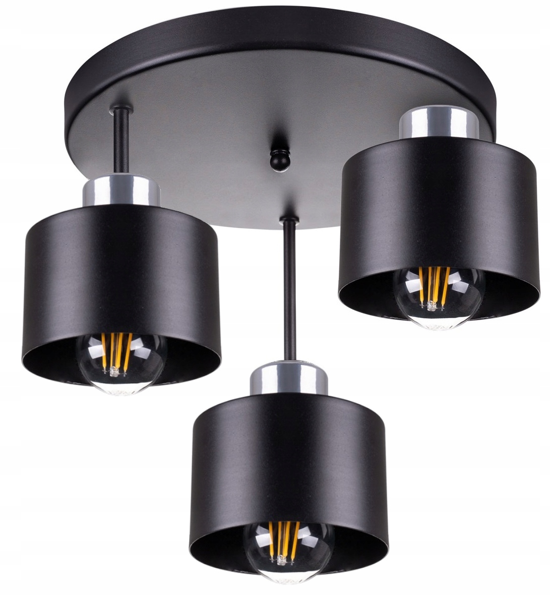 

Lampa Wisząca Sufitowa Żyrandol Plafon Led Chrom