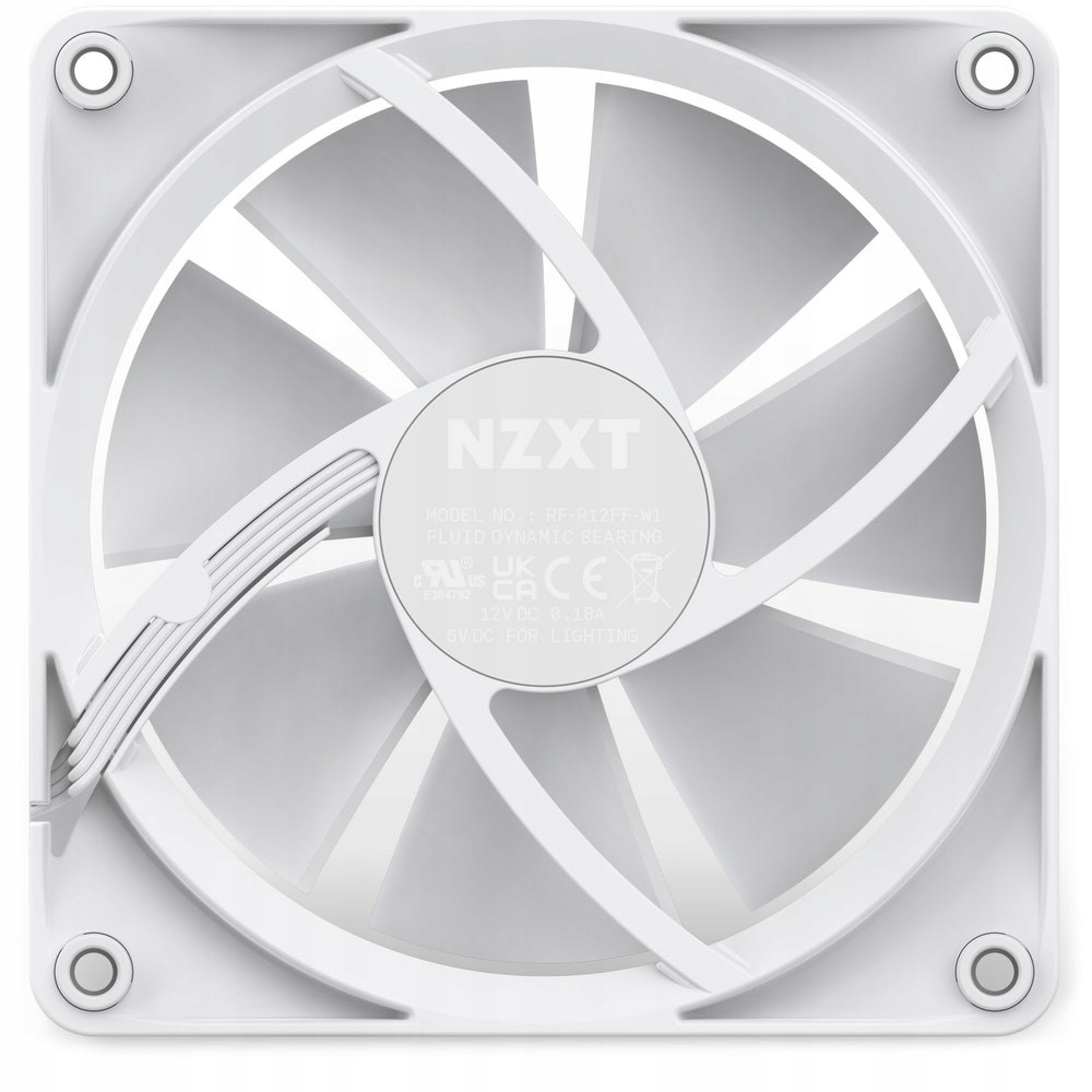 NZXT F120 RGB 120mm Biały