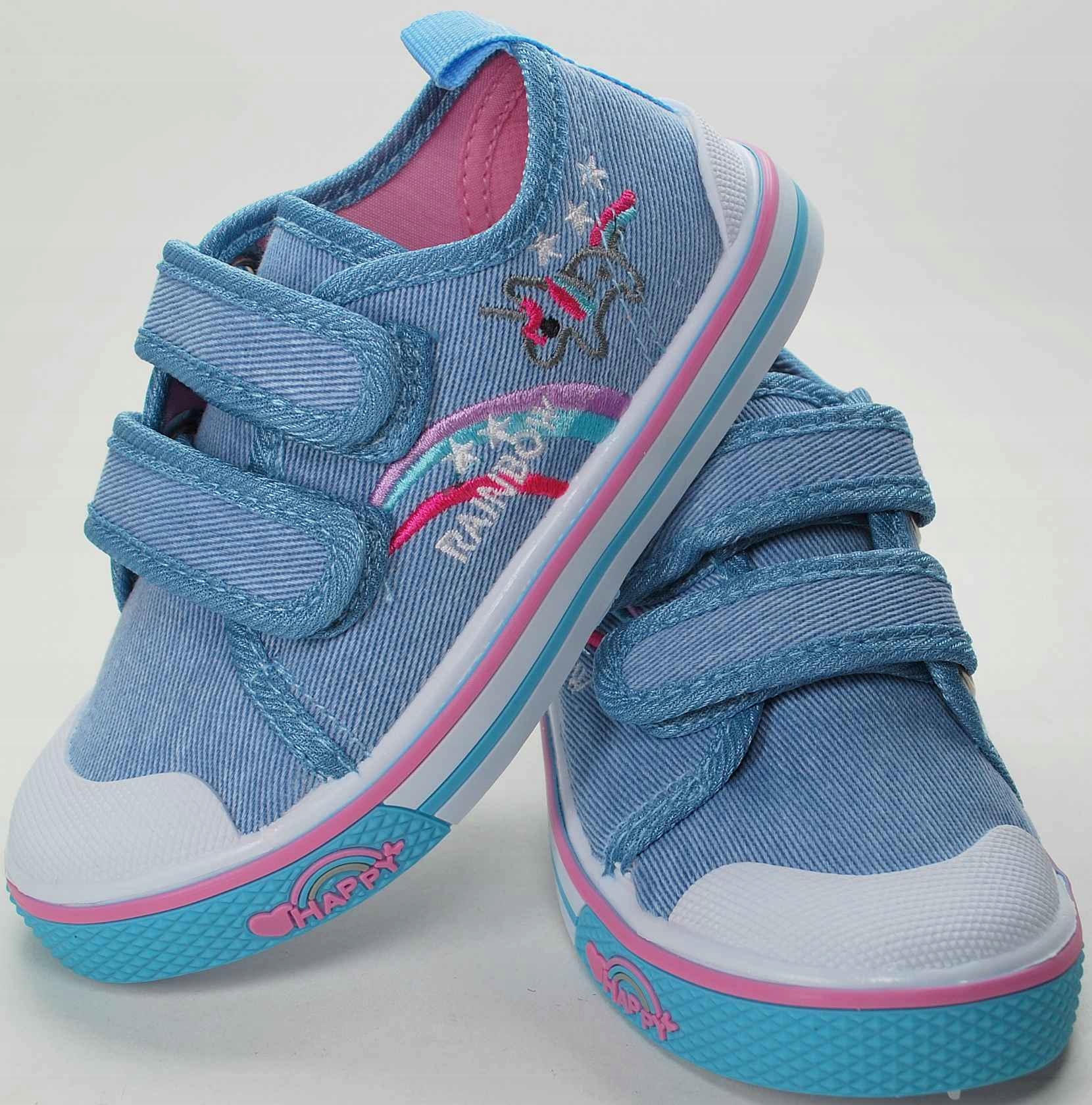 NIEBIESKIE trampki z jednorożcem na rzepy r 27 Marka Inna marka