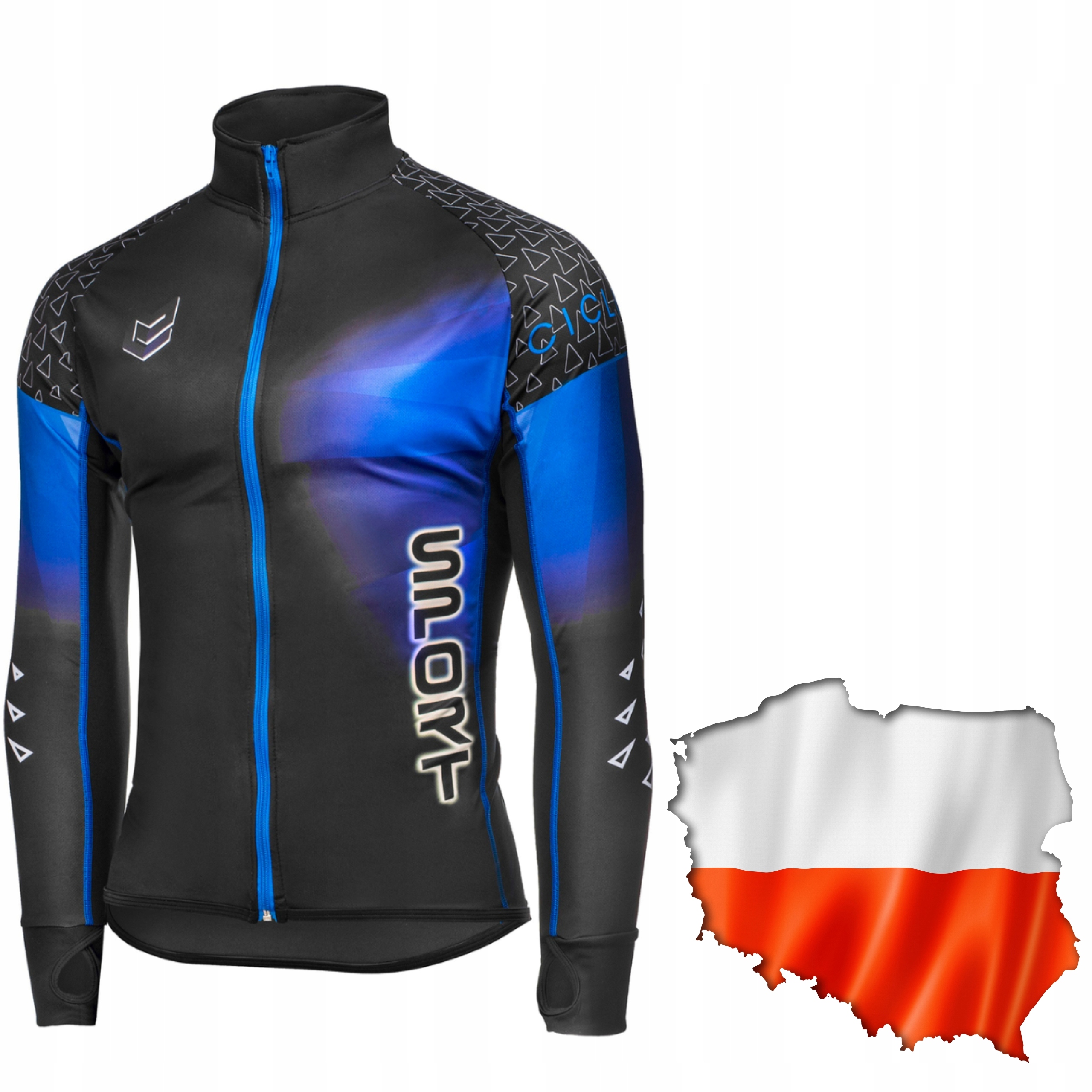 Koszulka rowerowa damska męska termoaktywna M Kolor czarny