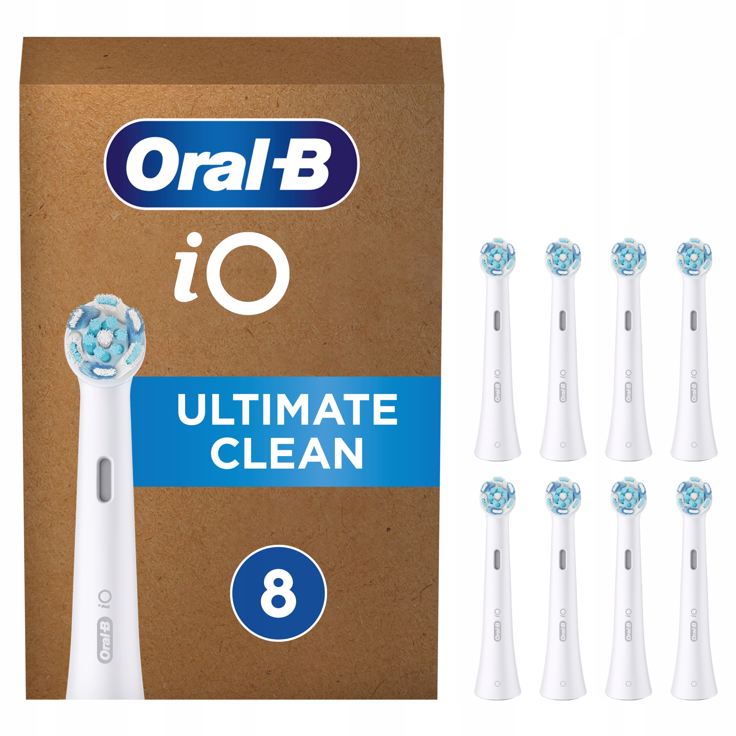 Końcówka do szczoteczki Oral-B iO Ultimate Clean White biała 8 sztuk