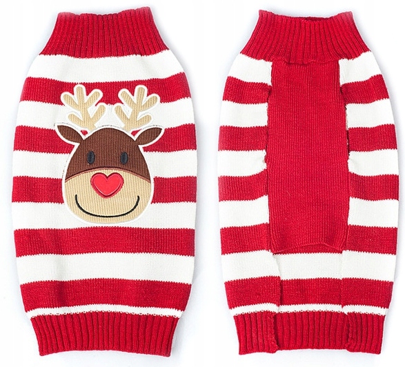 

Świąteczny Sweter Ubranko dla Psa Kota Renifer XXL