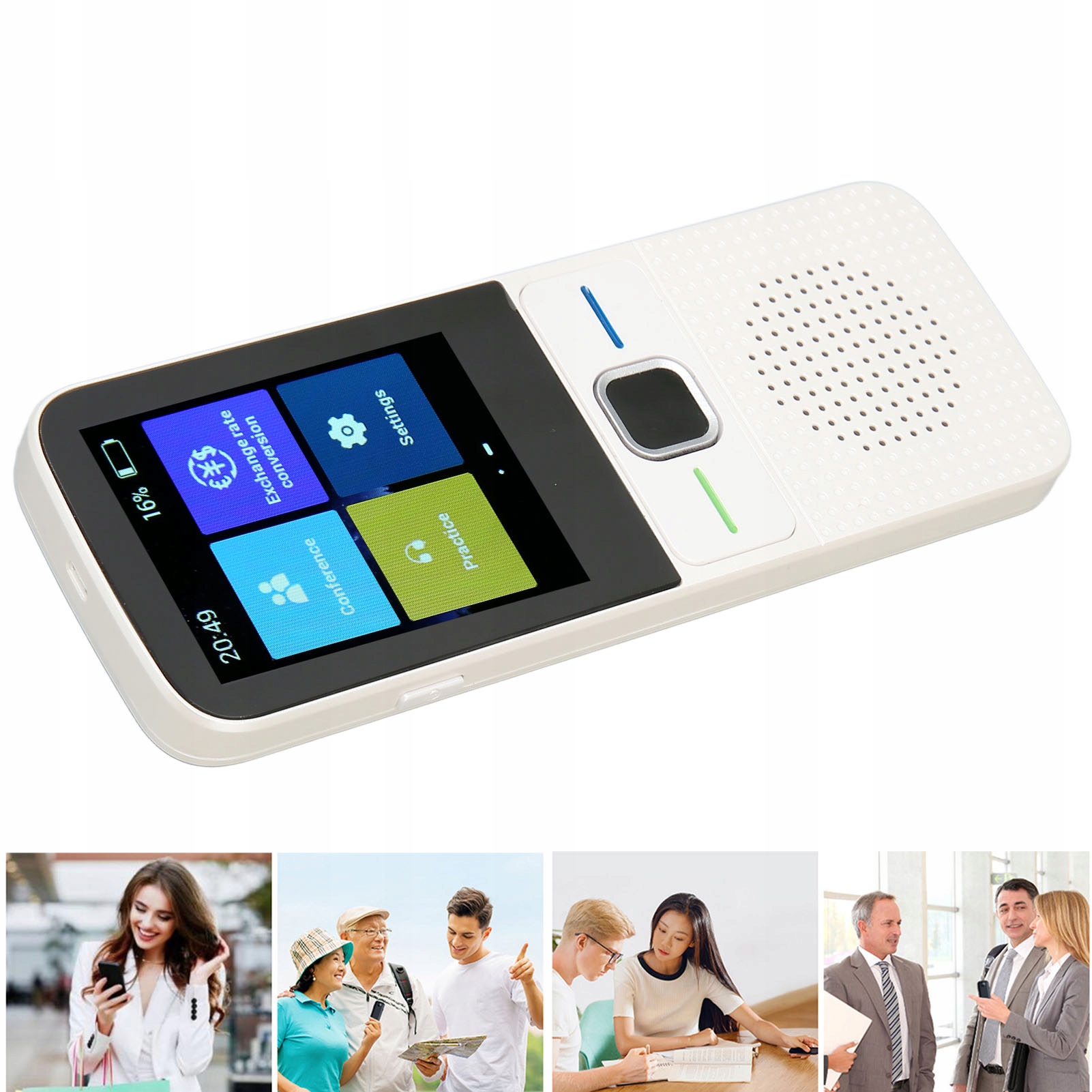 PRZENOŚNY INTELIGENTNY TŁUMACZ GŁOSOWY T10 Mówiący tak