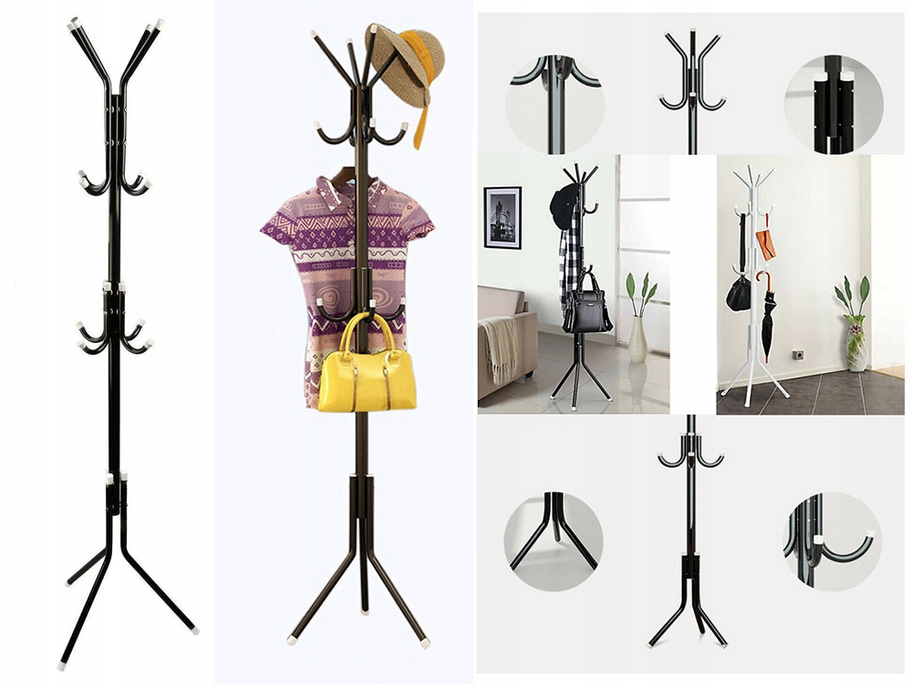 WIESZAK STOJĄCY NA UBRANIA STOJAK LOFT PODŁOGOWY Stan opakowania oryginalne