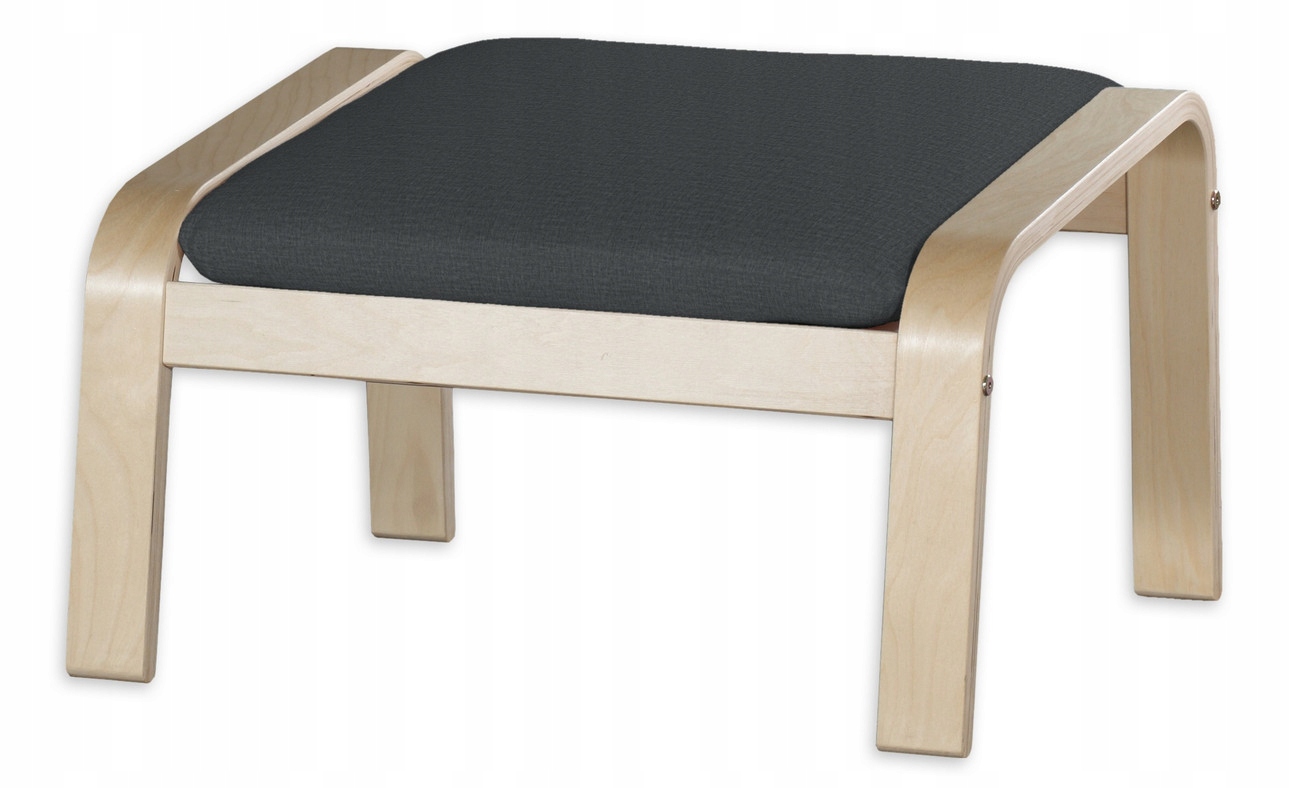 Dekoria Polštář na podnožku Poäng Ikea šedý