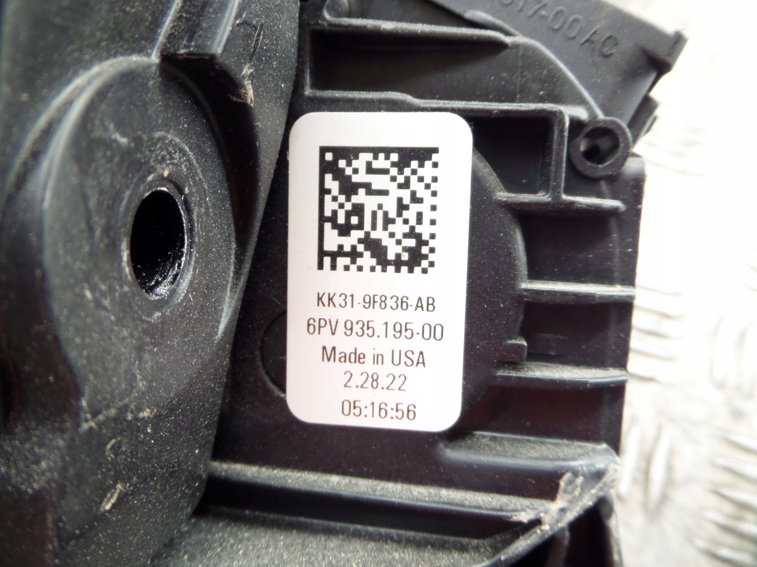 accelerator pedal potentiometer FORD OE KK31-9F836-AB
