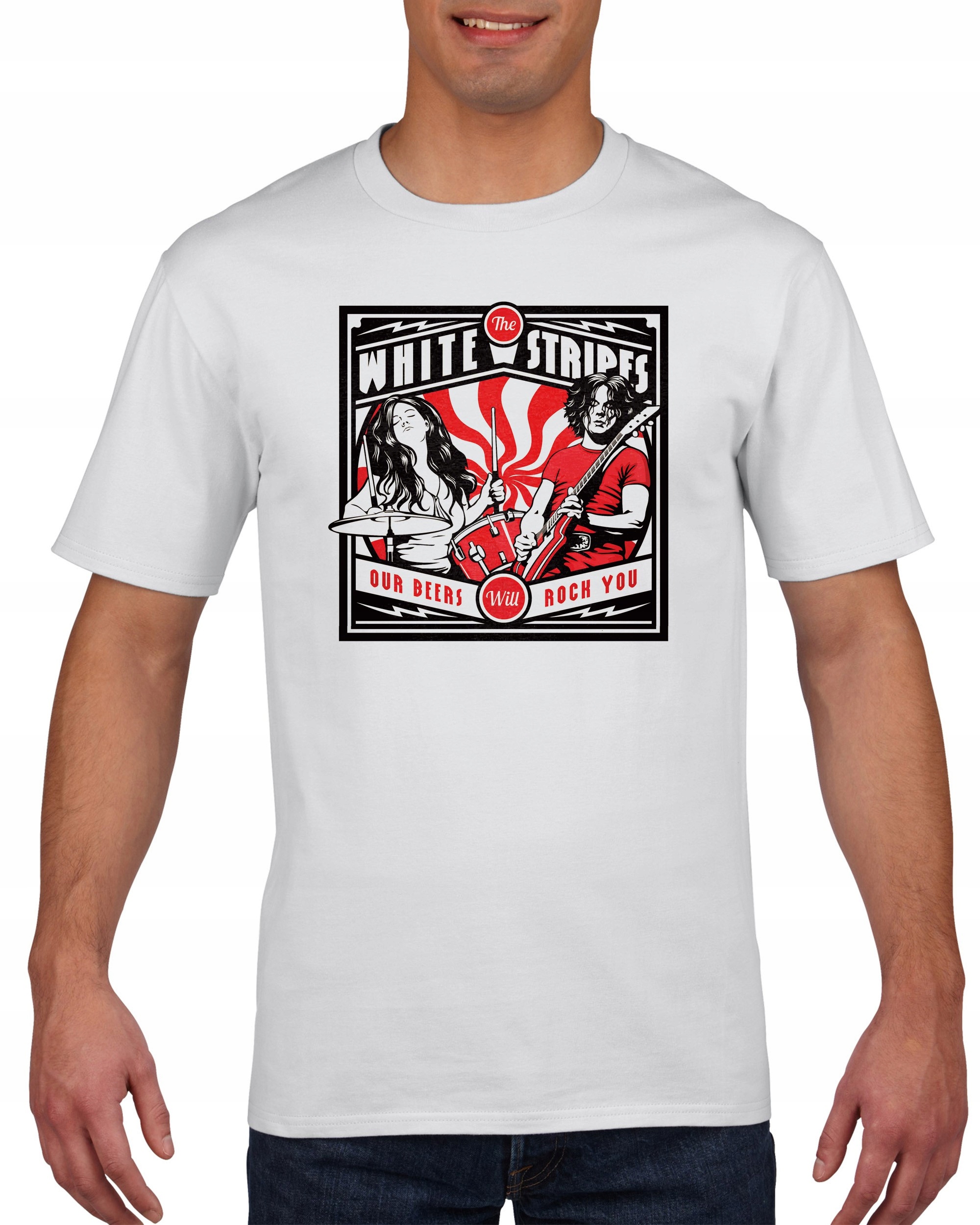 

Koszulka męska White Stripes XL