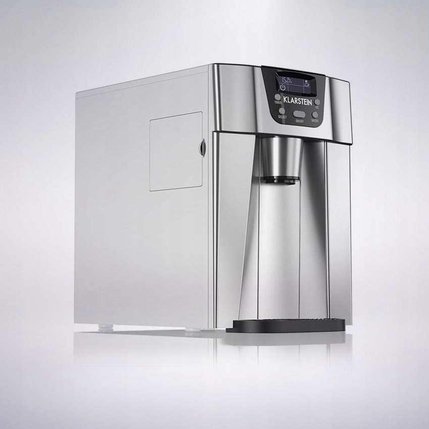 Klarstein Ice Volcano 2G maszyna do lodu kostkarka 12kg/24h 100W