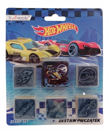 

Pieczątki Stempelki 5 szt. Hot Wheels Majewski
