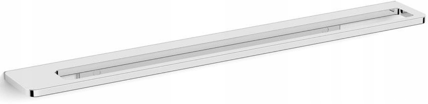 Věšák na ručníky do koupelny, jednoduchý, chrom, 60 cm