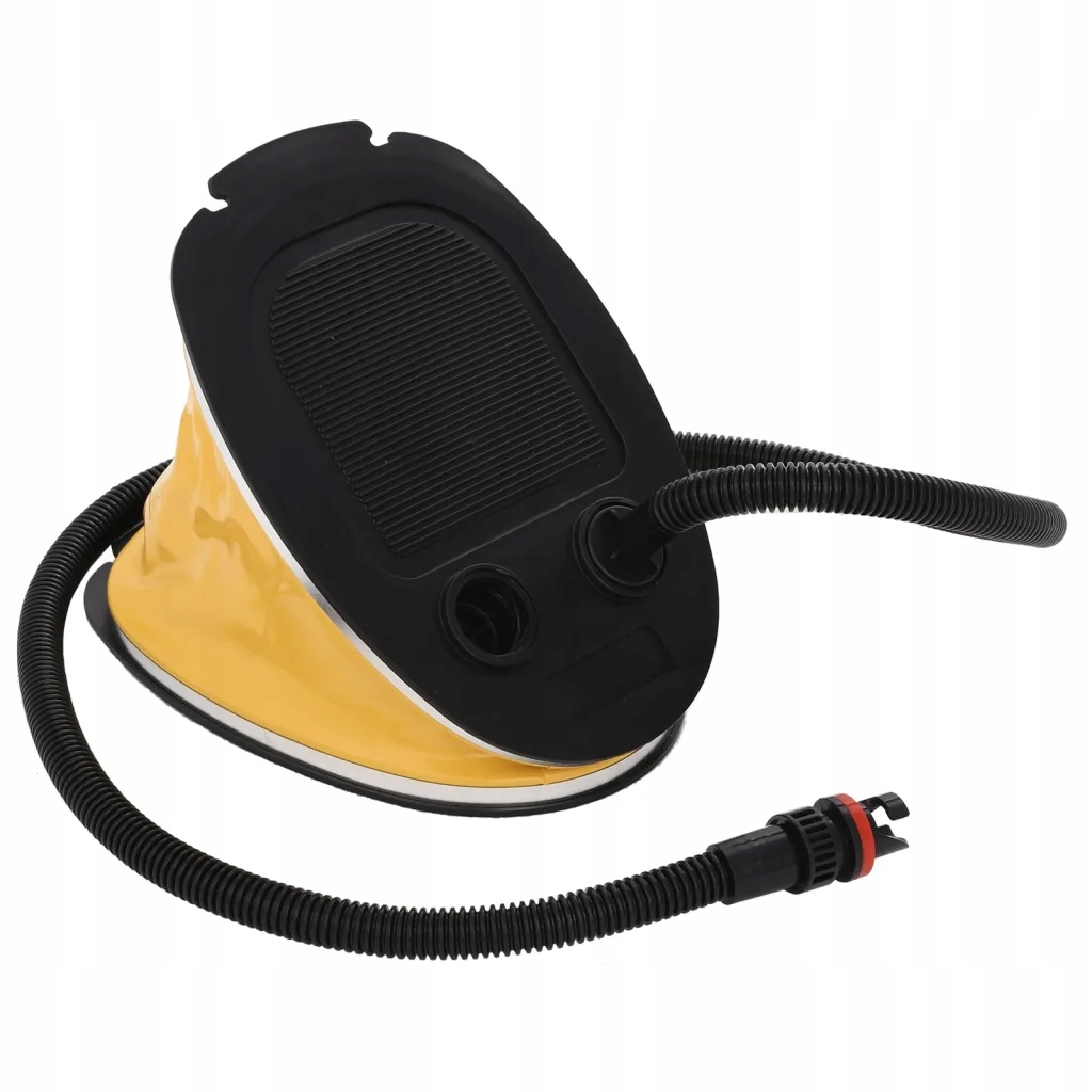 Nožní pumpa šedá a žlutá 26 x 18 cm pro podložky a Sup prkna