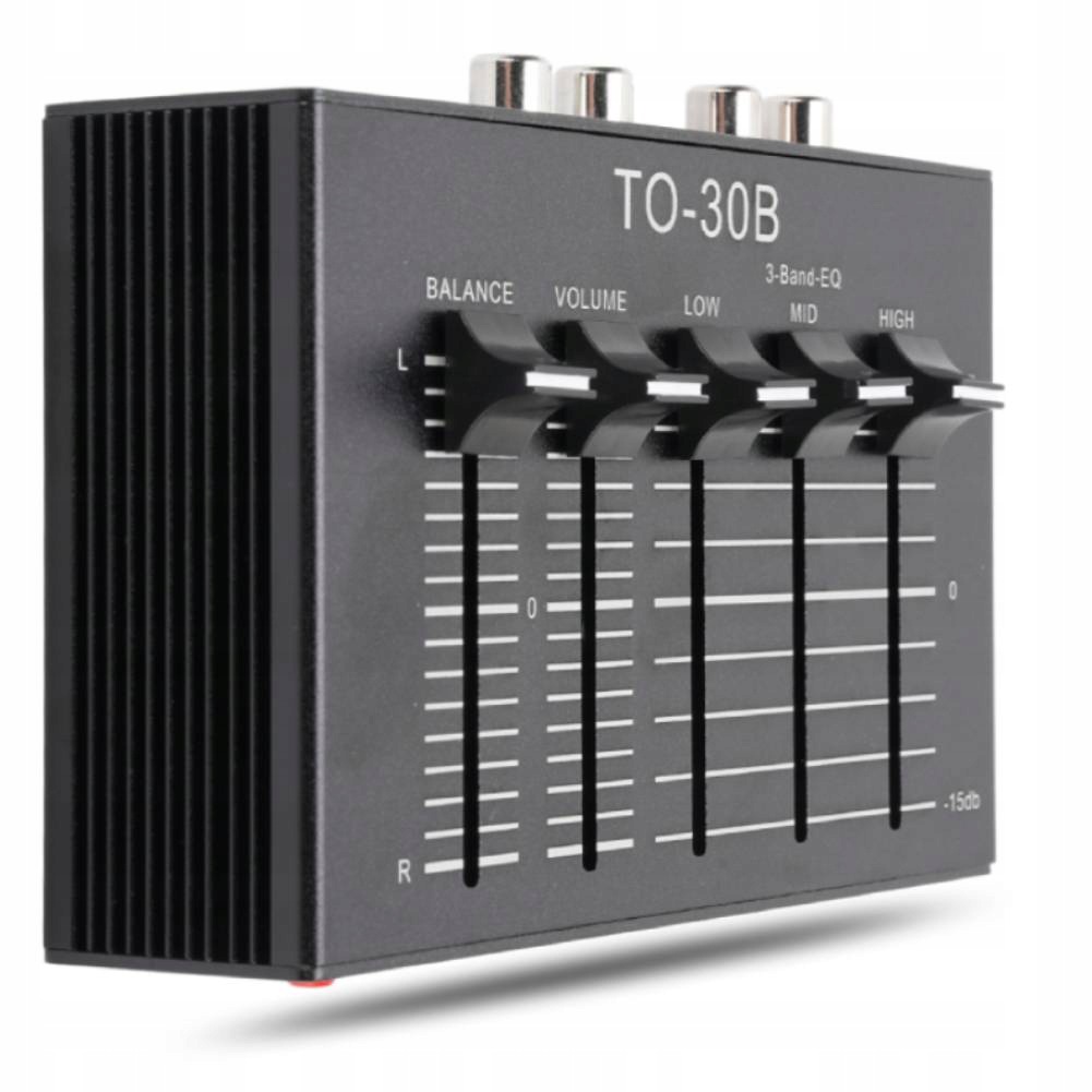 Profesionální Gramofonový Předzesilovač 5V 20HZ-20KHZ 12DB Černý