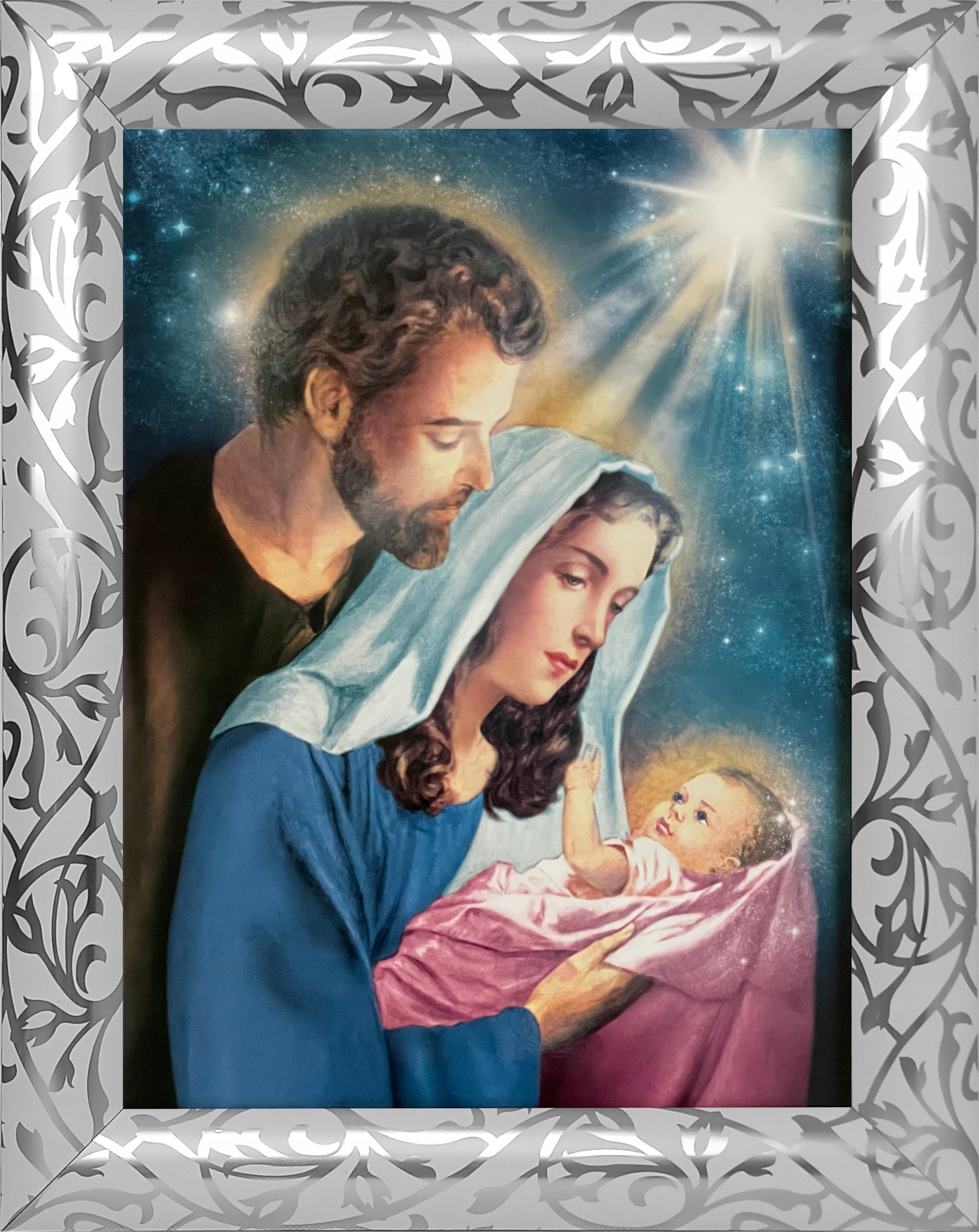 

Obraz 49x39 Święta Rodzina Jezus Biała Rama Ślub