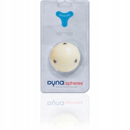 Bila biała Dynaspheres Rhodium 57,2 mm – trwałość i kontrola gry