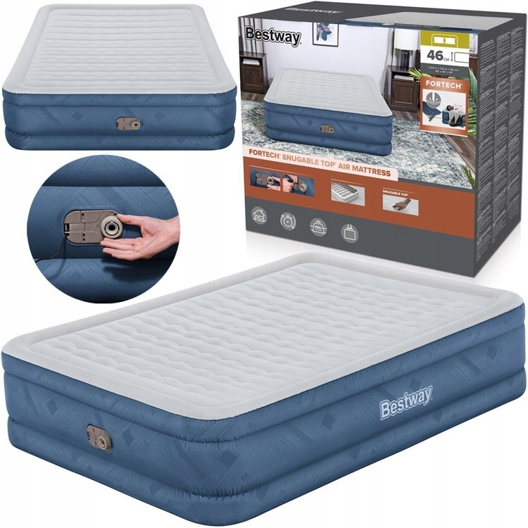 Bestway Nafukovací Matrace pro dvě osoby se samonafukováním 203x152x46cm 69075