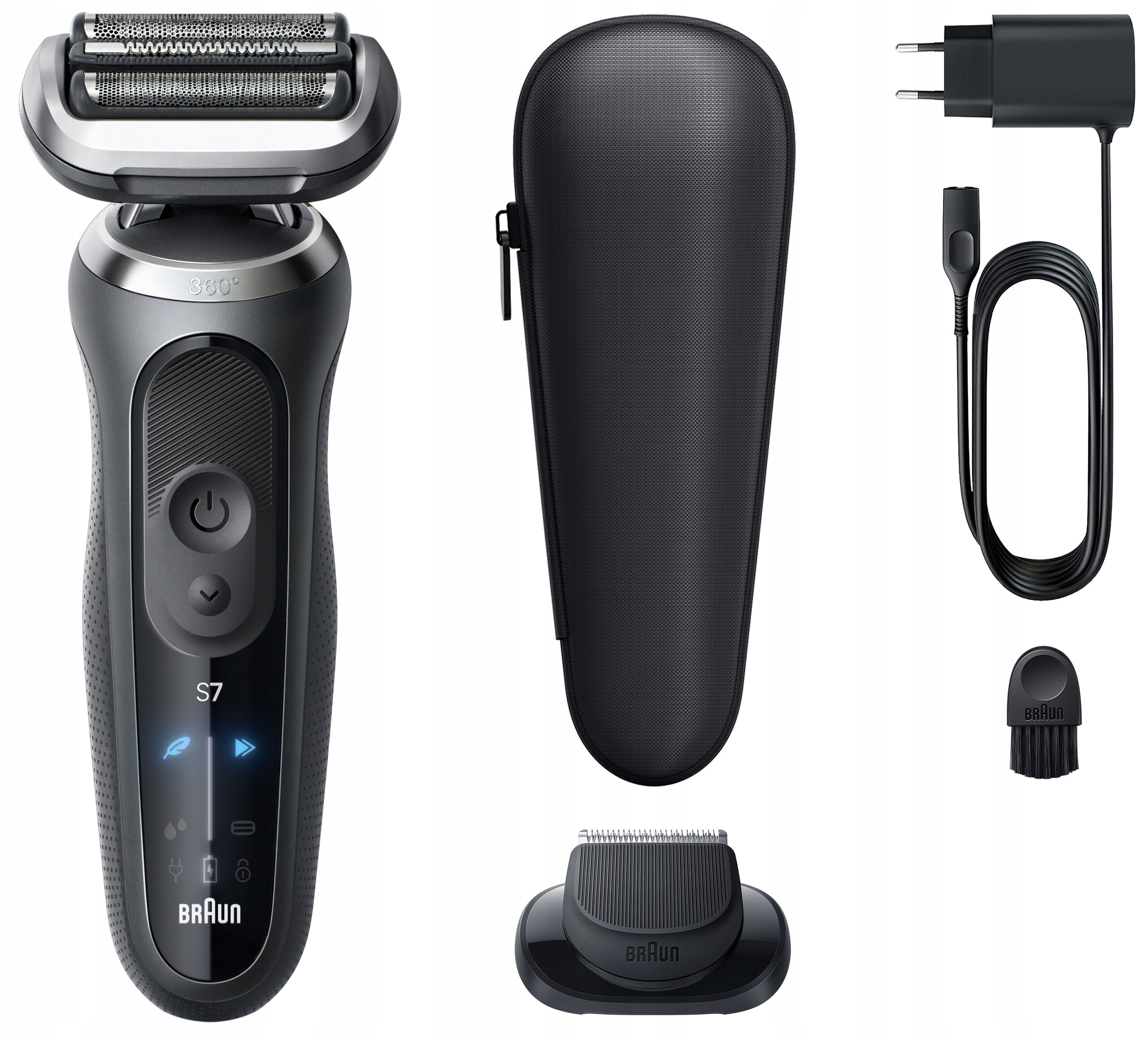 Golarka Braun 72-G1200S S7 męska na mokro/ sucho elastyczna głowica