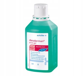 

Desderman Pure Gel Dezynfekcja rąk 500ml Schulke