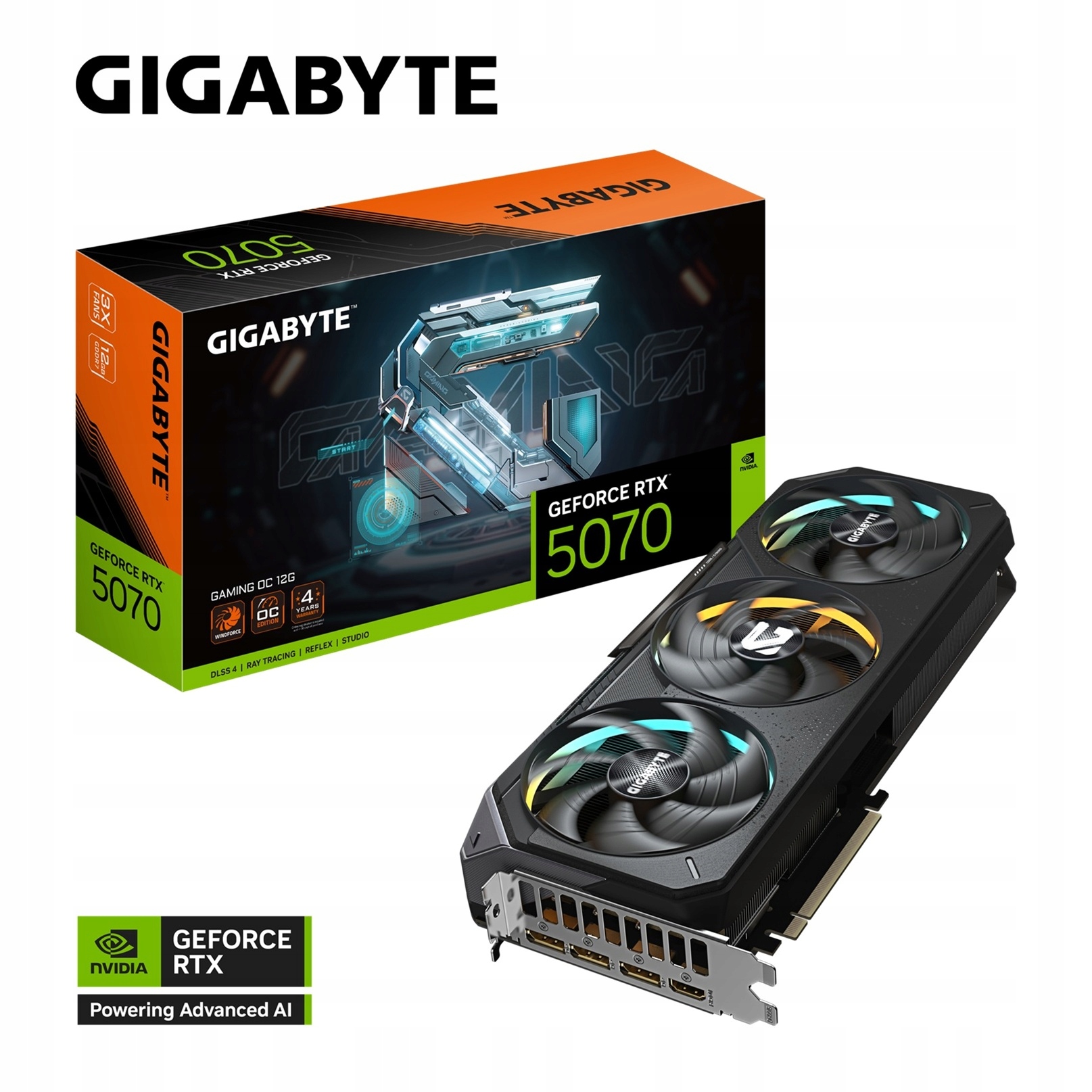Gigabyte GeForce Rtx 5070/Gaming/OC/12GB/GDDR7