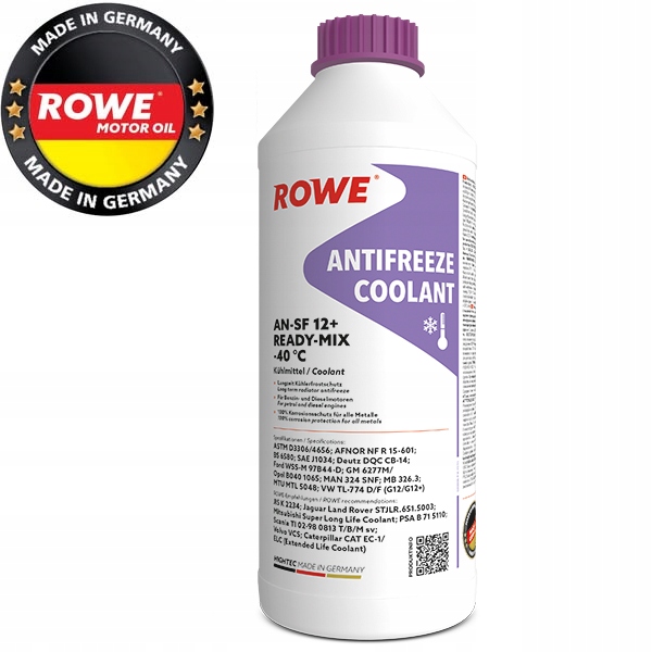 Rowe Gotowy Płyn Chłodzący Do Chłodnic 1,5 l 13 MIX -40°C norma G12/G12+