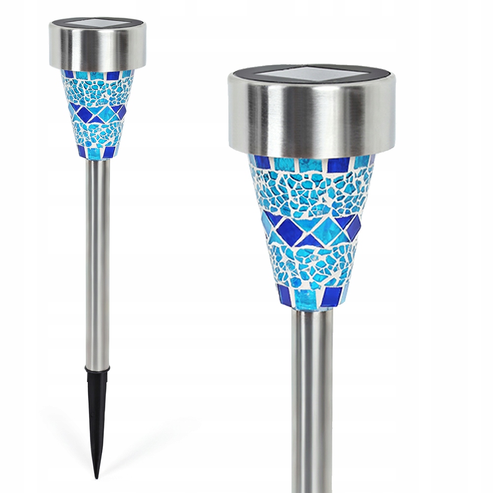 

Lampa Solarna Ogrodowa Led Mozaika Kolorowa Blue