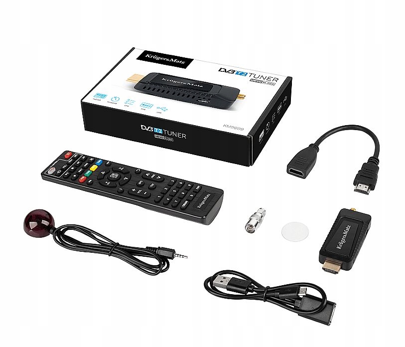 TUNER DVB-T2 HEVC H.265 MINI NA HDMI KRUGER&MATZ