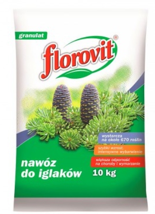 Florovit do iglaków worek 10kg nawóz granulowany wiosenno-letni jakość