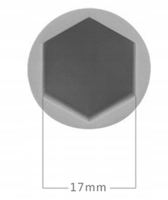 NAKŁADKI ZAŚLEPKI OSŁONY SILIKONOWE DO KÓŁ NA ŚRUBY 17MM 20 SZTUK EAN (GTIN) 5908220309734