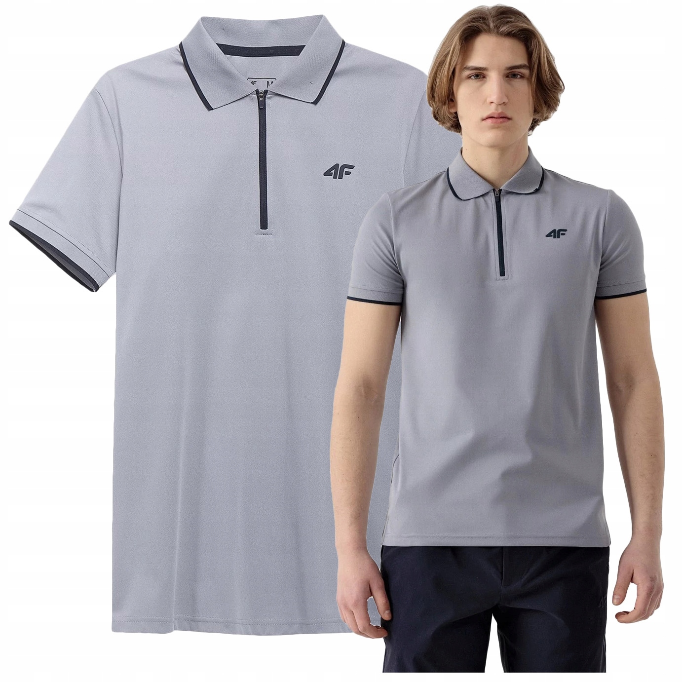 

Koszulka Polo męska 4F T-shirt termoakt TSMF081 XL