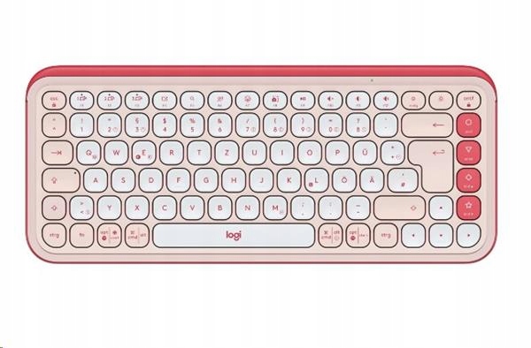 Klávesnica Logitech Pop Icon Keys Rose (Ružová)