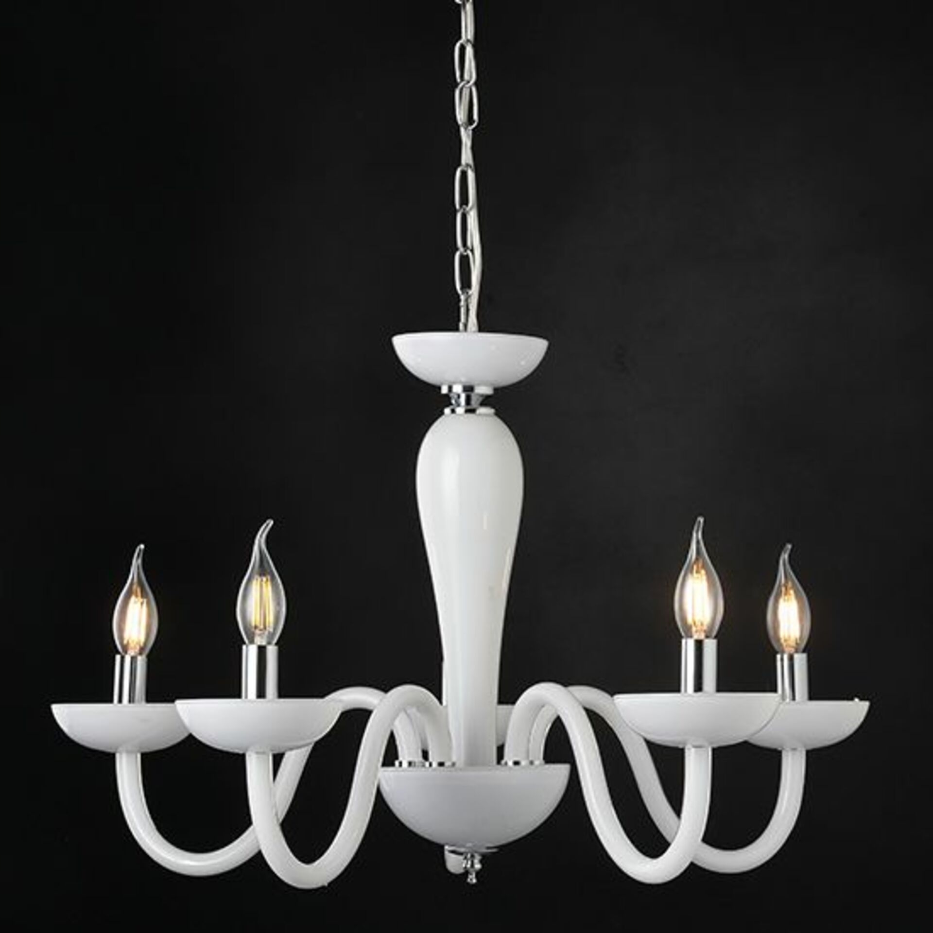 Aca Lighting Crystal závesné svietidlo BLK82185PWC