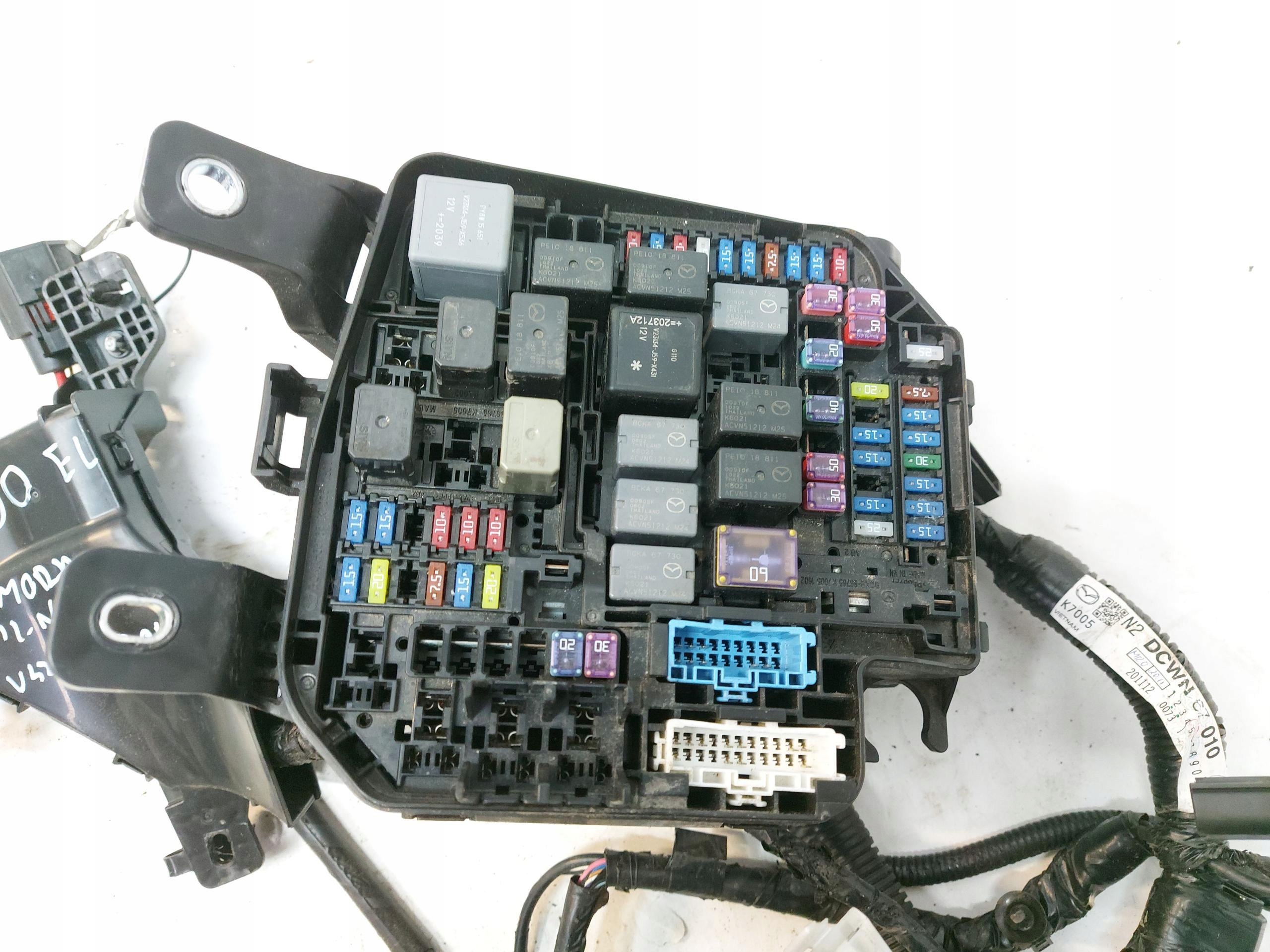 Mazda MX-30 EL bundle wiring komory of the engine elektryk compartment dcwn67010