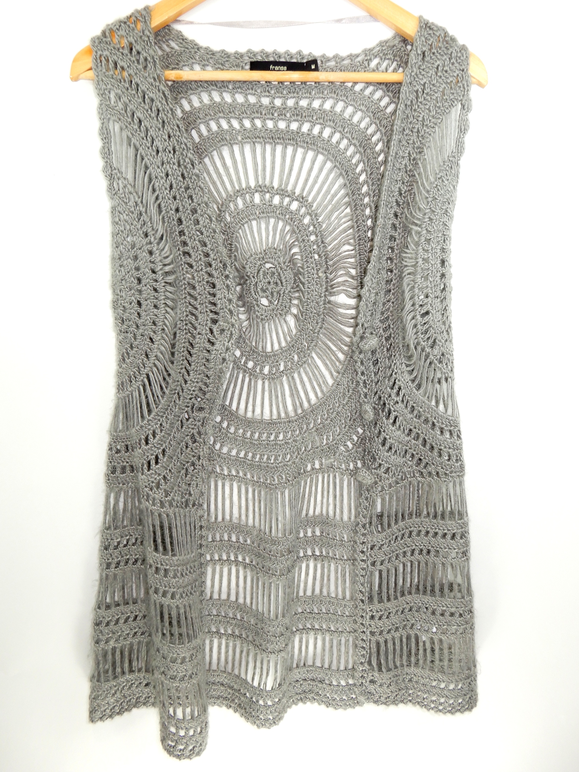 KAMIZELKA SZYDEŁKOWA FRANSA 38 M