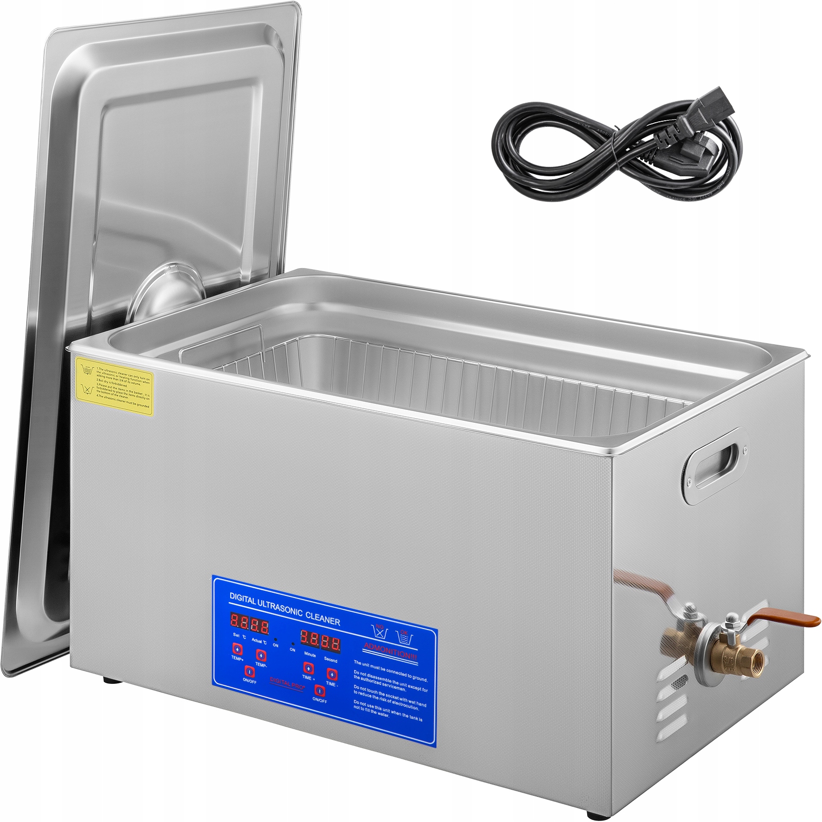 

Vevor 22L Myjka Ultradźwiękowa 480W 40KHz z Kosz