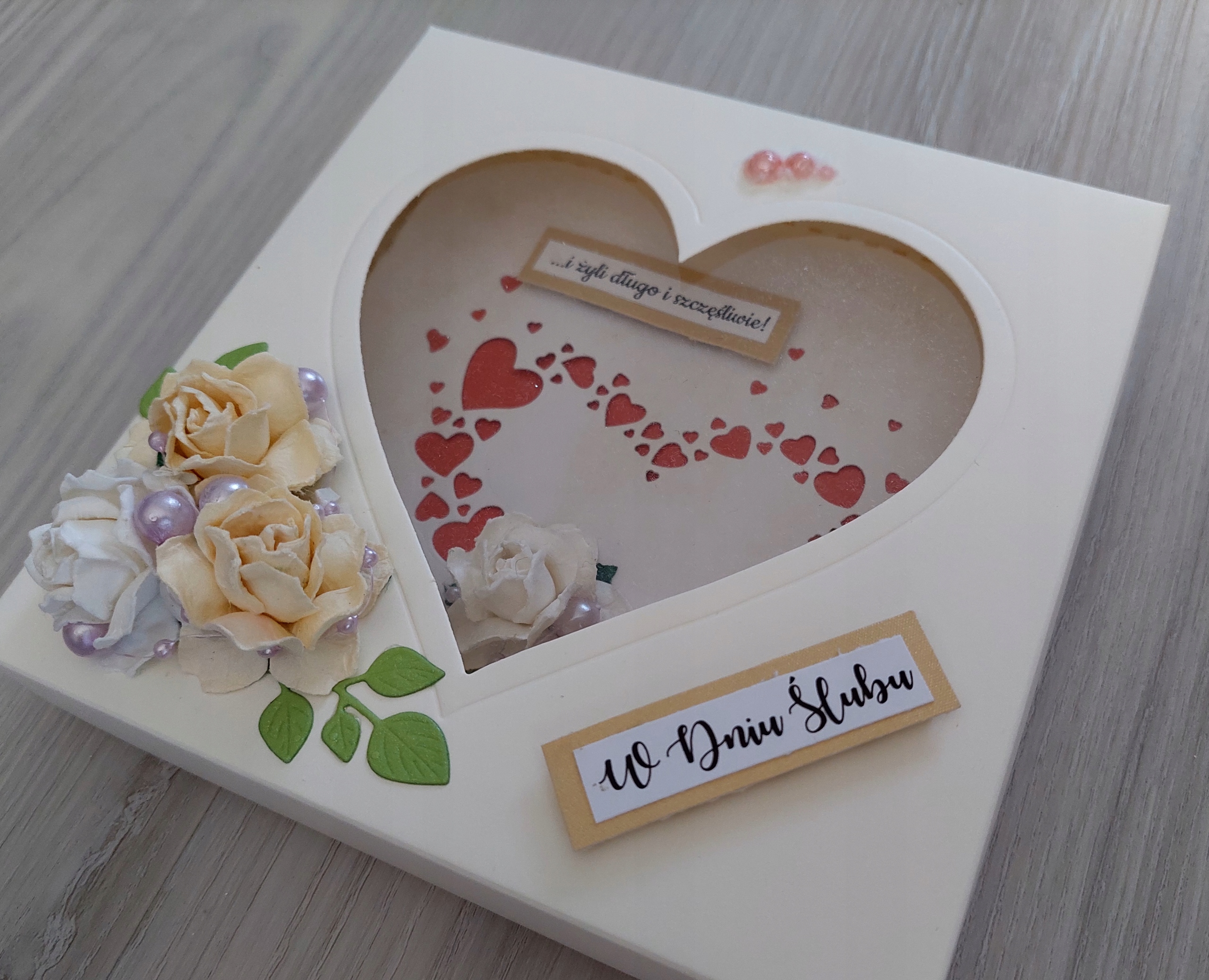 Ručně vyráběné svatba v krabičce