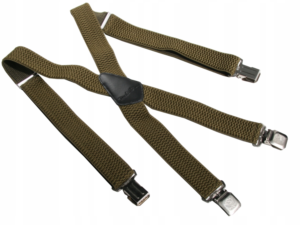 SZELKI DO SPODNI MĘSKIE PODWÓJNE - KHAKI