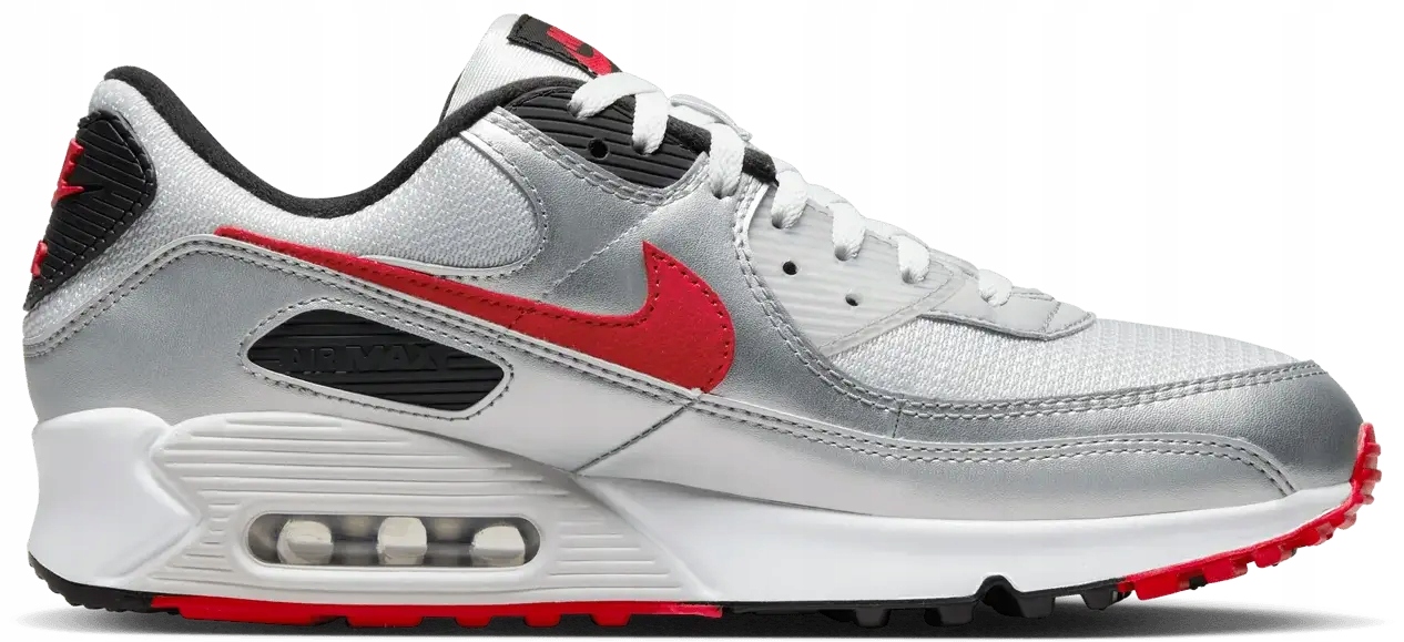 Buty Sneakersy Nike Air Max 90 "Silver Bullets" (DX4233-001) Srebrne 40 Eu
