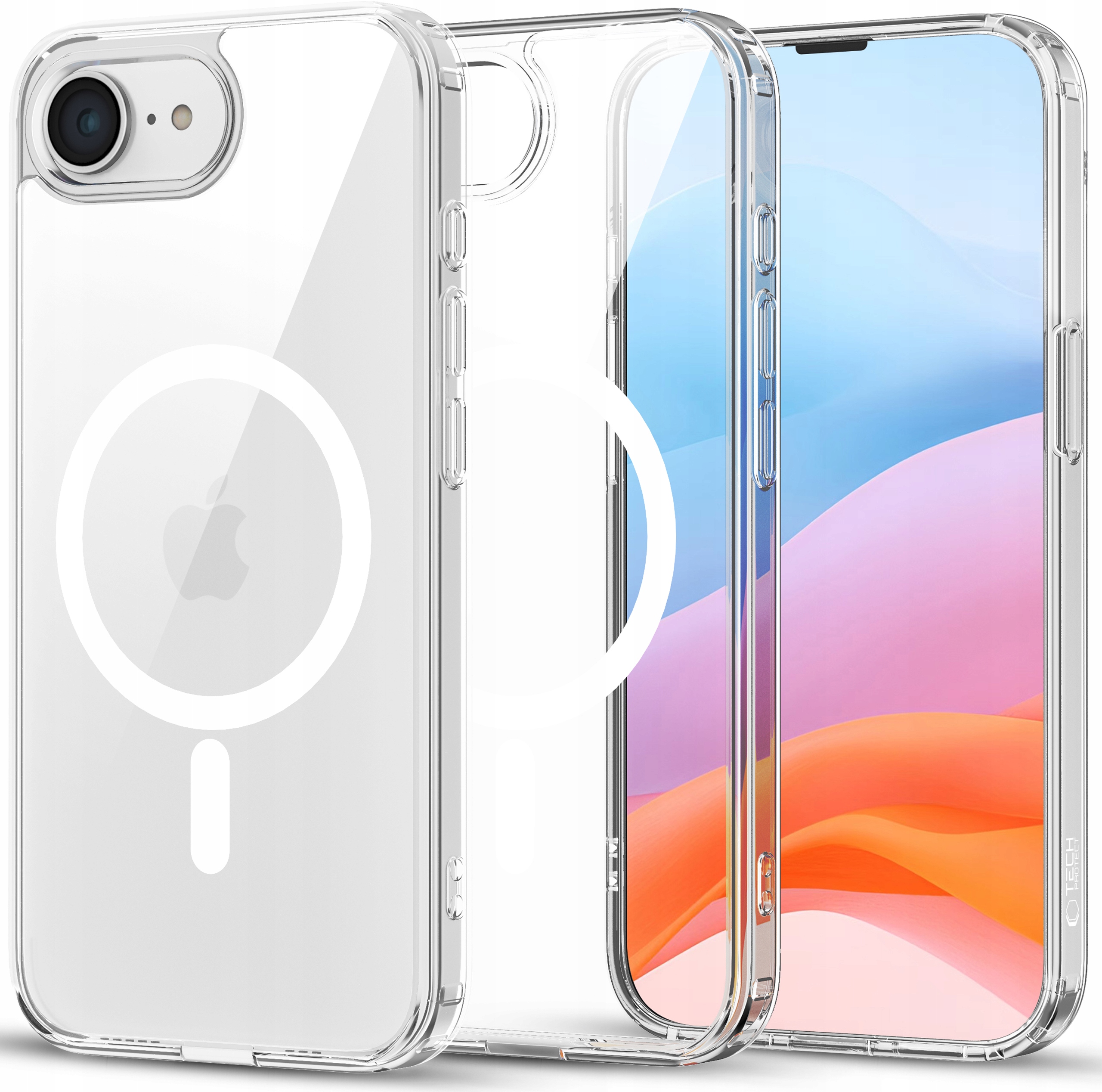 Tech- Protect Flexair Hybrid MagSafe iPhone 16E 17E Clear Tech- Protect