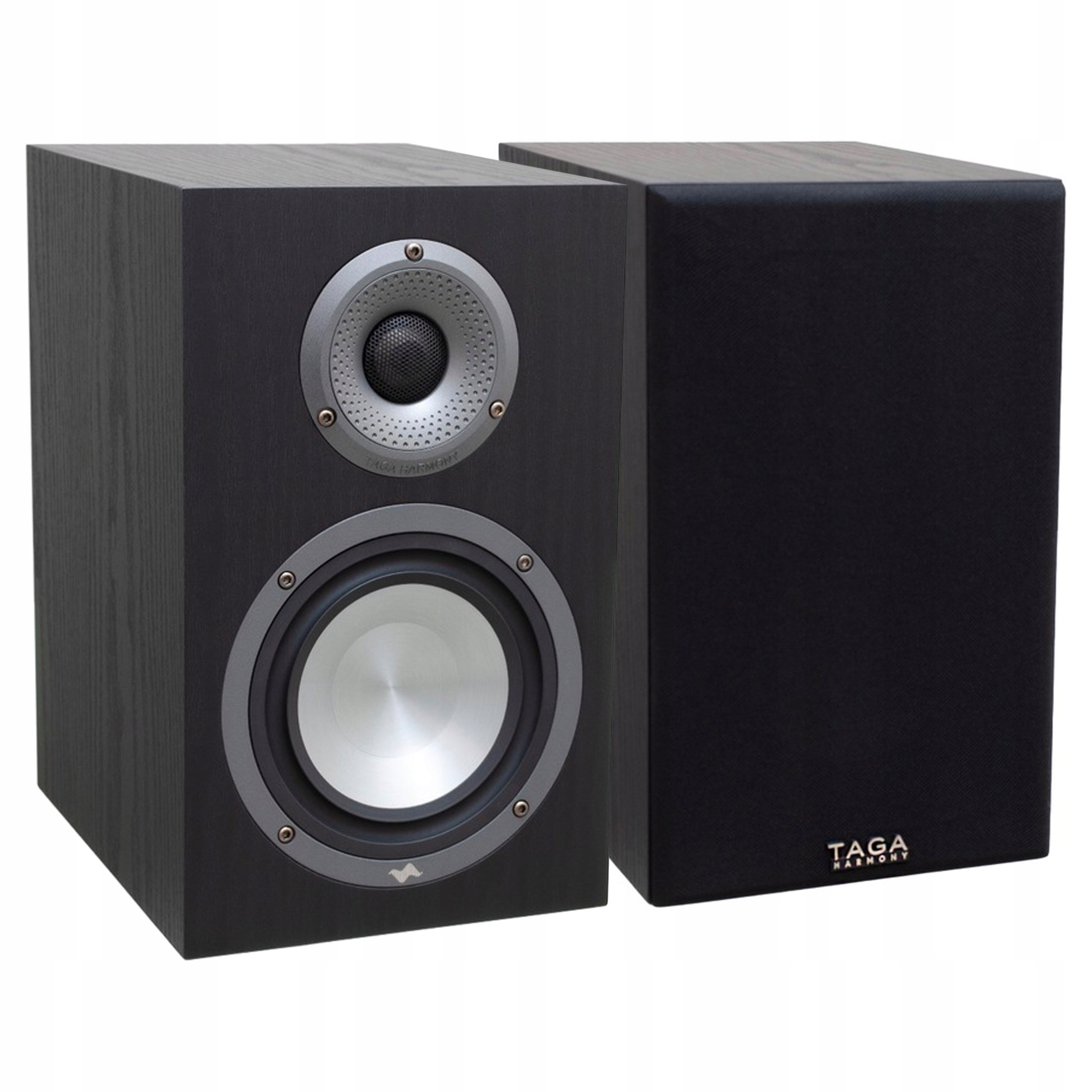 Taga Harmony Platinum S V.4 Kolumny Podstawkowe Półkowe Czarne Black Para