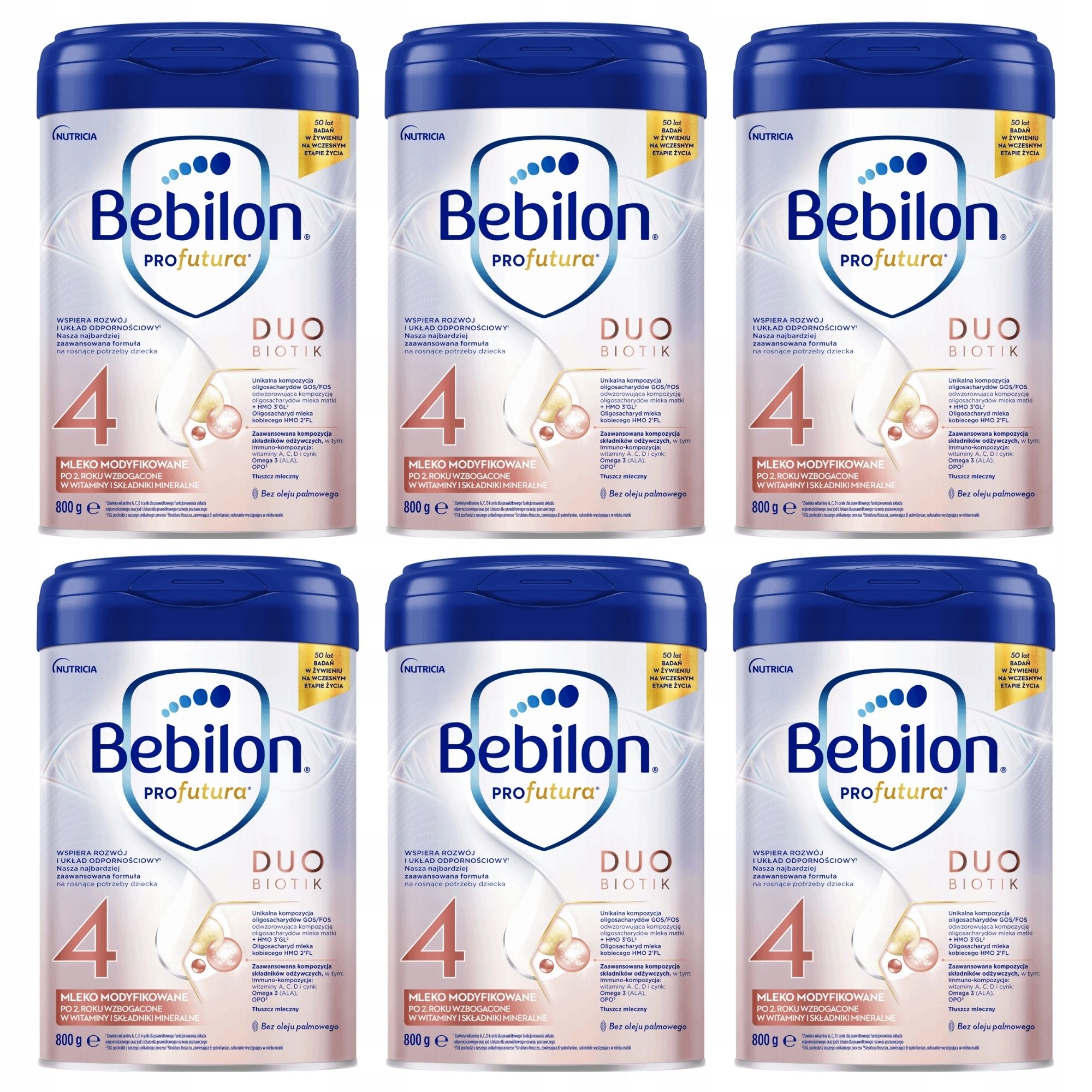 Bebilon Profutura 4 DUO BIOTIK ZESTAW 6x 800 g