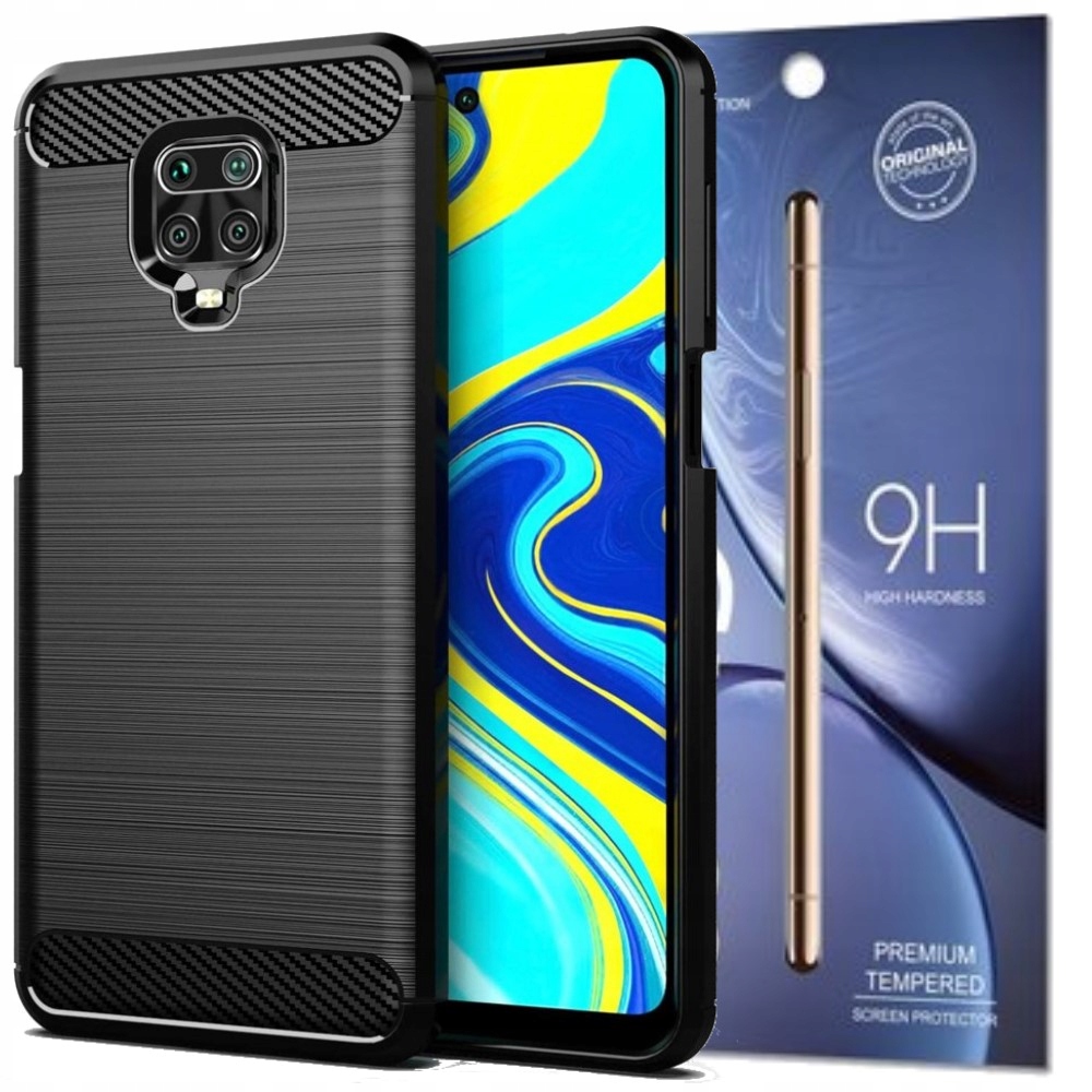 

Etui Carbon Do Xiaomi Redmi Note 9S + Szkło