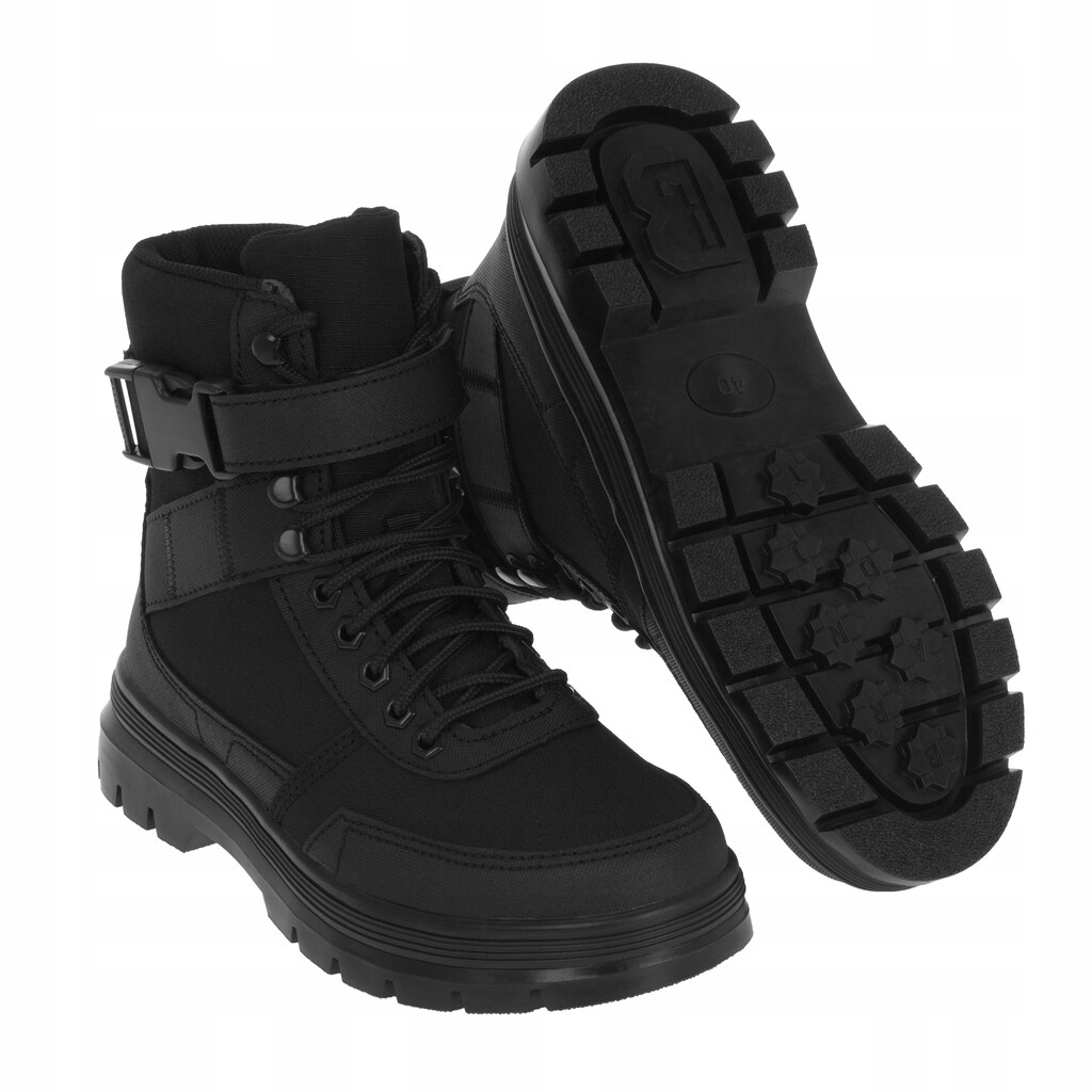 Vojenské taktické boty Brandit Tactical Boots Buckle černá 39