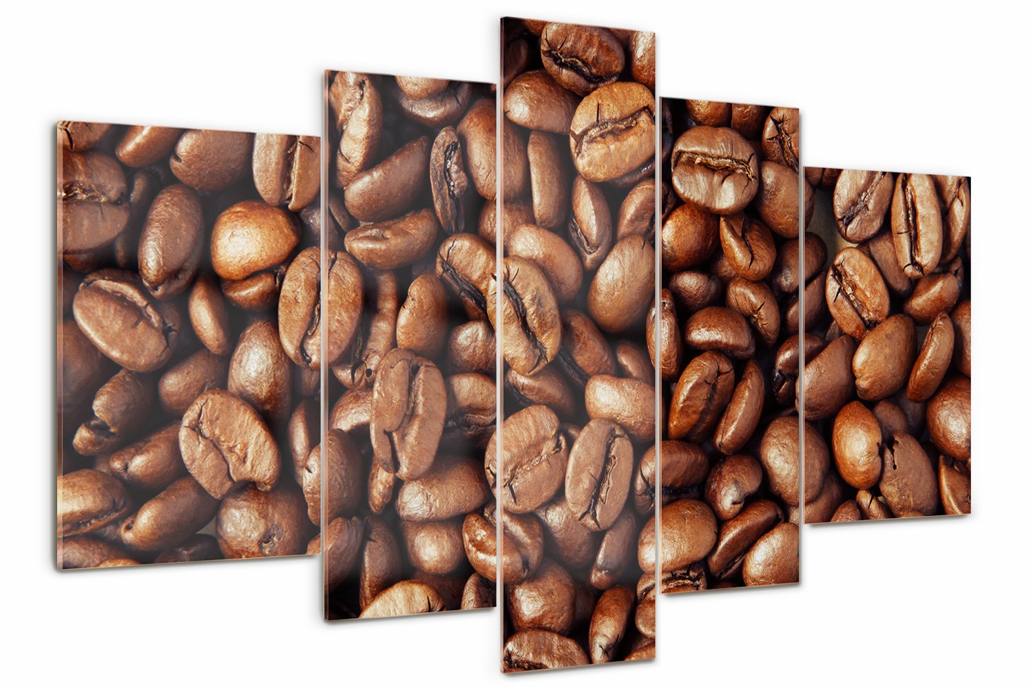 

Obraz szklany tryptyk na ścianę Ziarna kawy