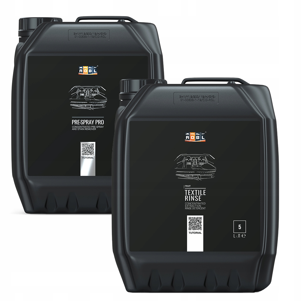 Adbl Textile Rinse 5L + pre-Spray Pro 5L прання