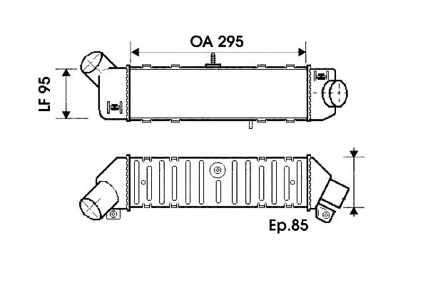 INTERCOOLER SEAT CORDOBA CORDOBA VARIO IBIZA II IB Producent części Valeo