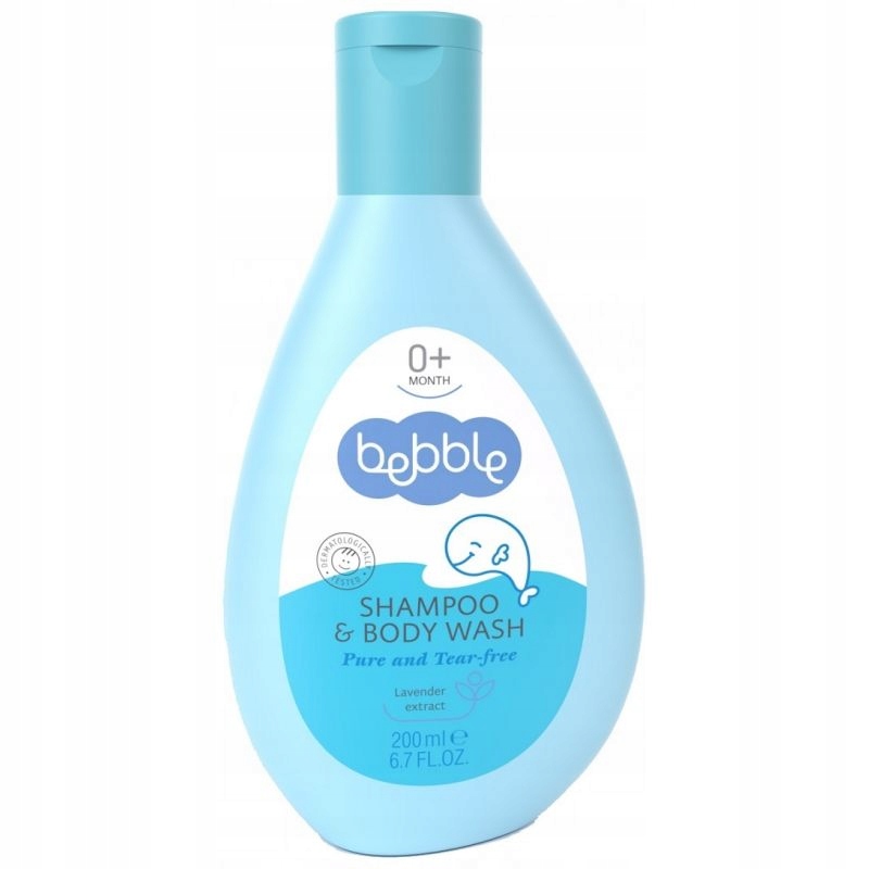 Żel 2w1 do Ciała i Szampon dla Dzieci 200ml Bebble Delikatna Pielęgnacja