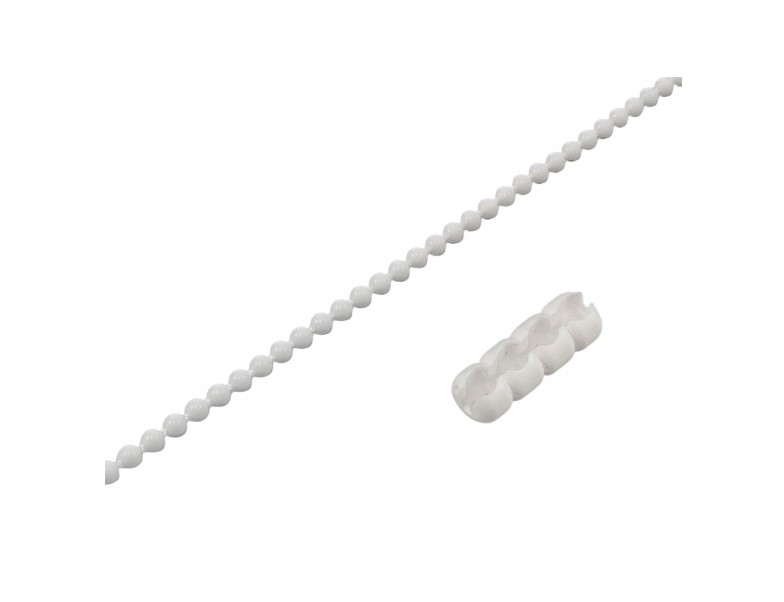 

3 mb Łańcuszek kulkowy do rolet 3,2mm łącznik