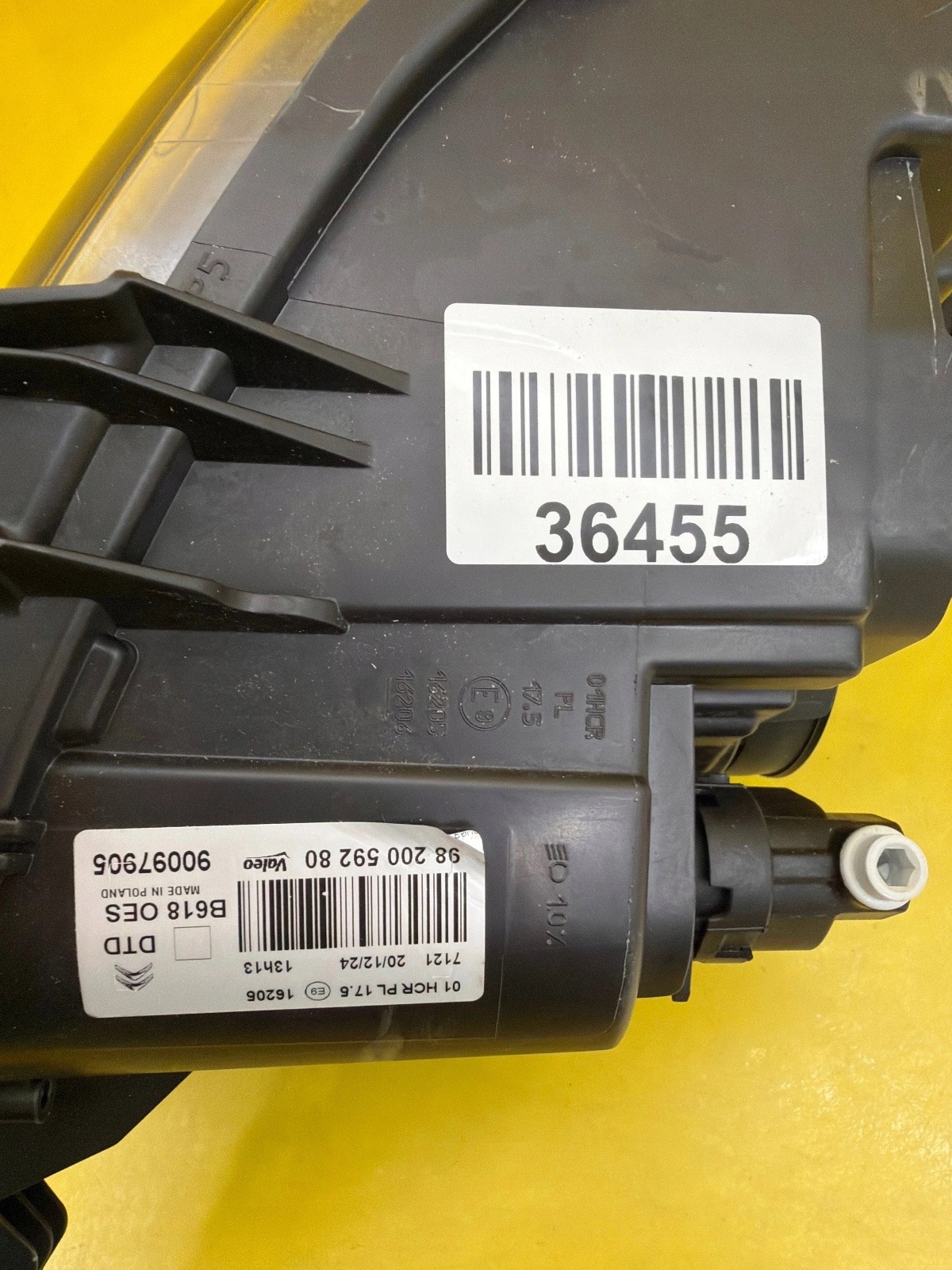 light right front Citroen C3 III 9820059280 2016- normal