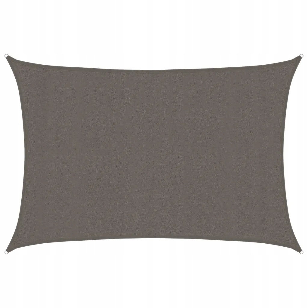 Sluneční plachta Hdpe antracitová 3x4,5 m obdélníková, odolná vůči Uv záření
